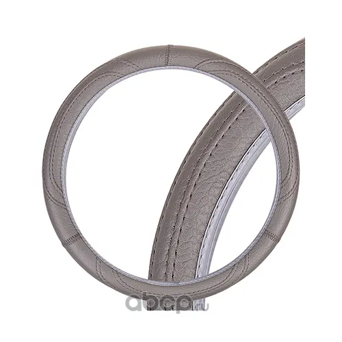 Оплетка М экокожа, серая, Standart-3