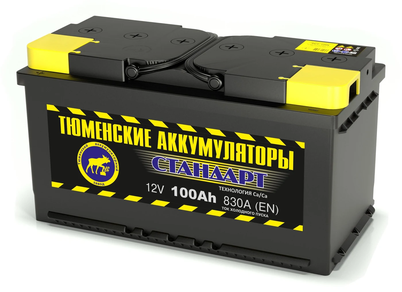 АКБ Тюмень 100 п/п (п.т.830) (352-175-192)