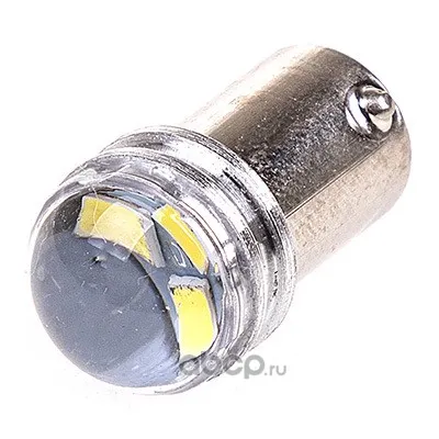 Лампа диод T8,5 (T4W) 24V 3 SMD диода 1-конт BA9s Белая SKYWAY (цена за 1 шт, кратно 2 шт)