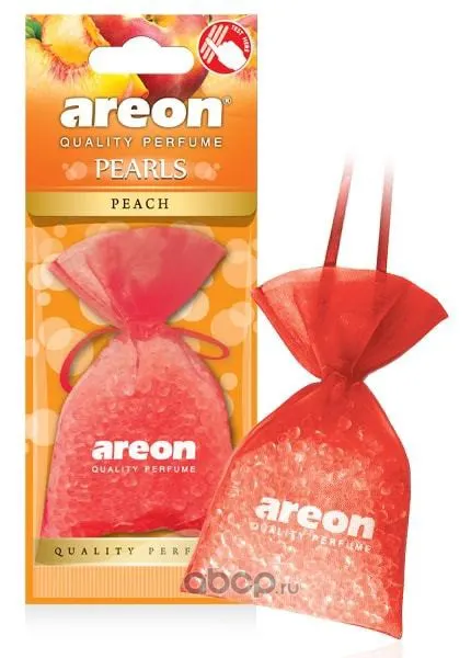 Ароматизатор воздуха подвесной мешочек AREON "PEARLS" Peach