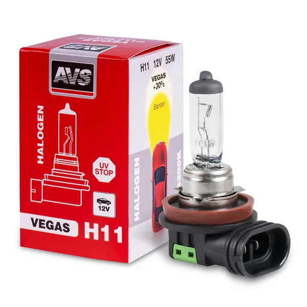 Лампа галогенная AVS Vegas H11.12V.55W (1 шт.)