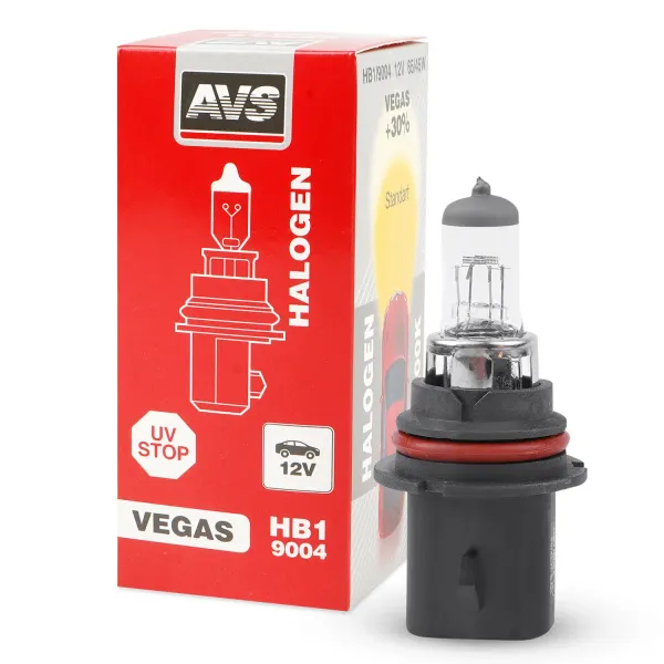 Лампа галогенная AVS Vegas HB1/9004.12V.65/45W (1 шт.)
