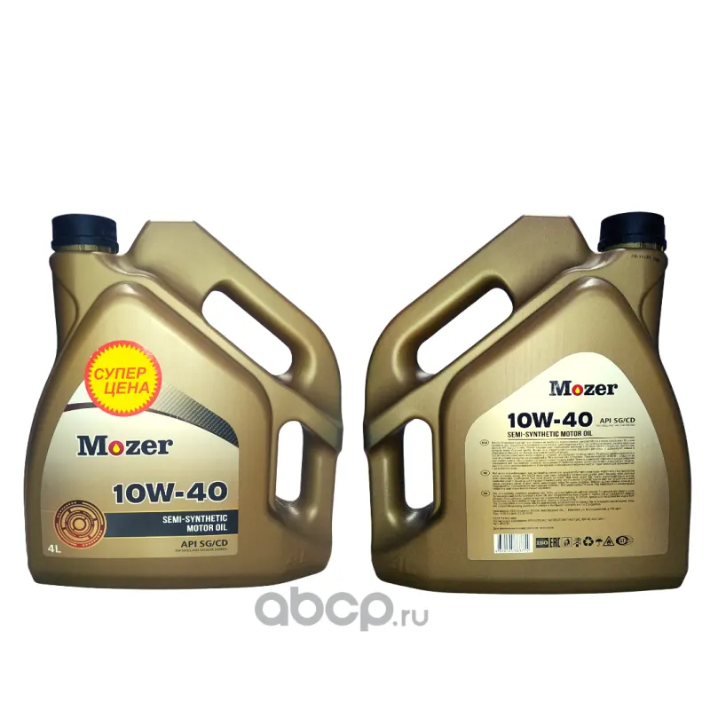 Масло моторное Super 10w-40 API SG/CD 4л п/с