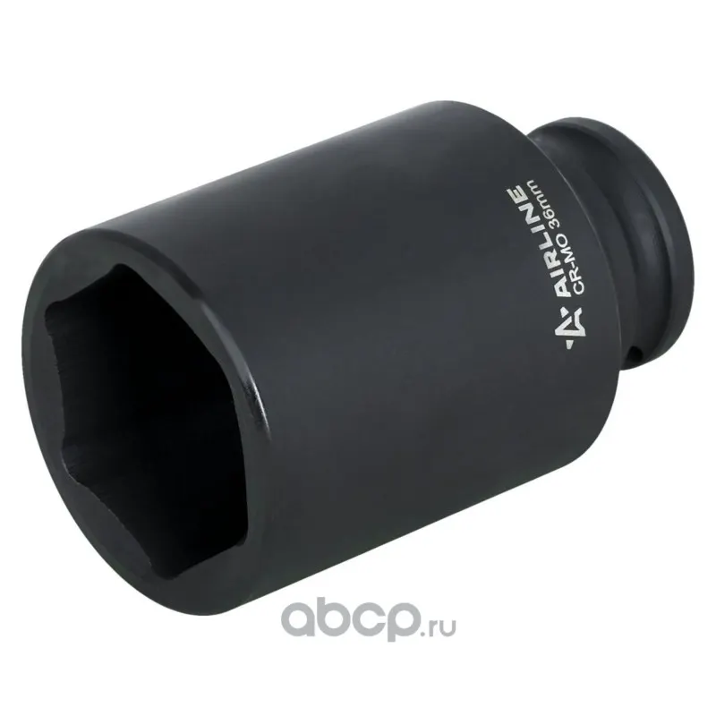 Головка ударная торцевая 1/2"DR шестигранная 36 мм, L78 мм