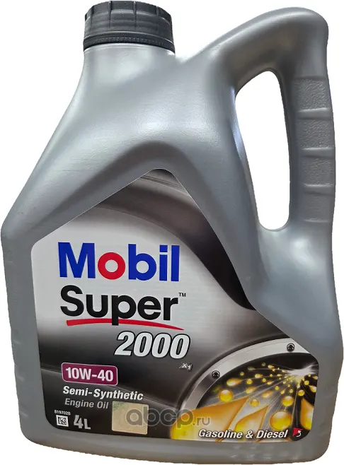 Масло моторное Mobil Super 2000 10W-40 4л. п/с