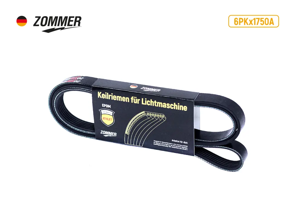 Zommer Z6PK1750A Ремень 1750 (6РК) (EPDM) генератора КРАЙСЛЕР (6РК-1751) ATHLET ZOMMER