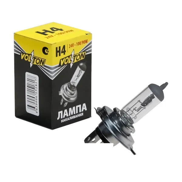 VOLTON VLT1404 Лампа галогенная H4 24В 100/90 Вт Р43t "VOLTON