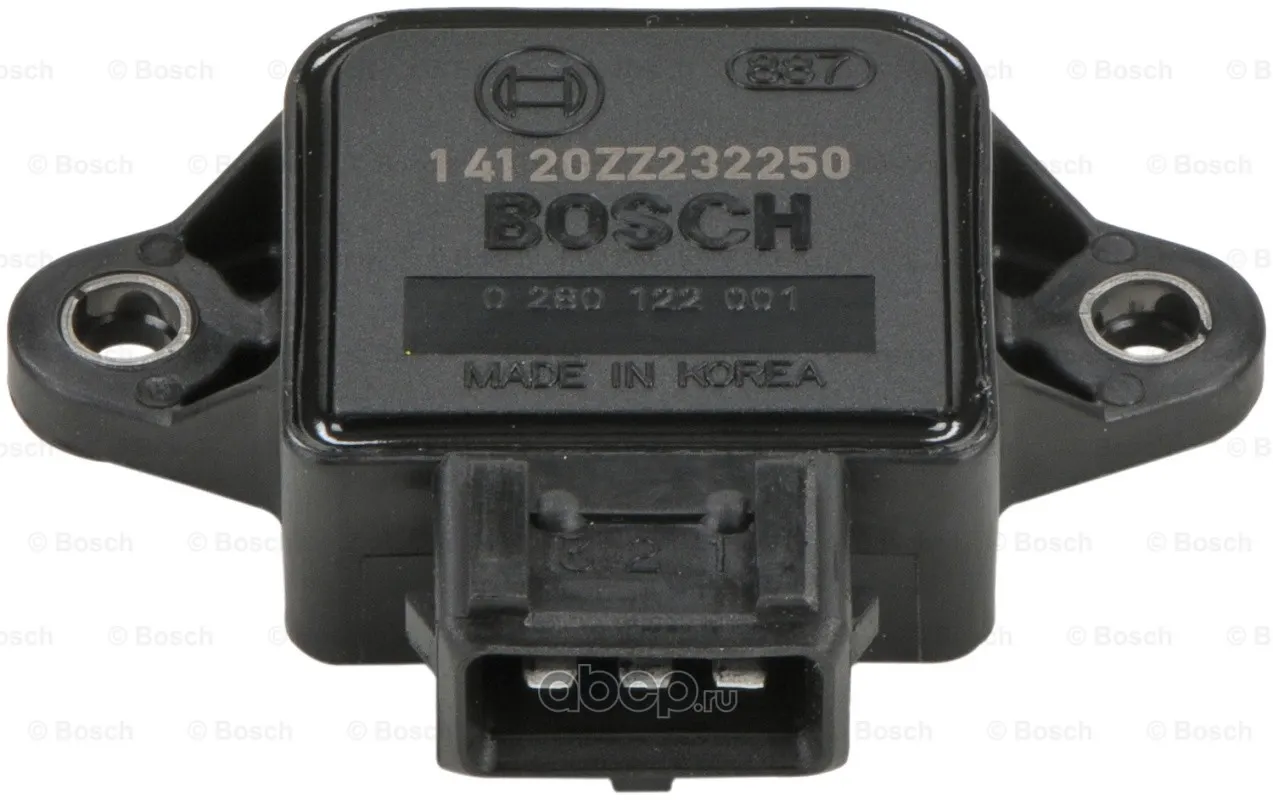 Датчик дроссельной заслонки дв. 406, 405, 409 — Bosch, арт. .0280122001
