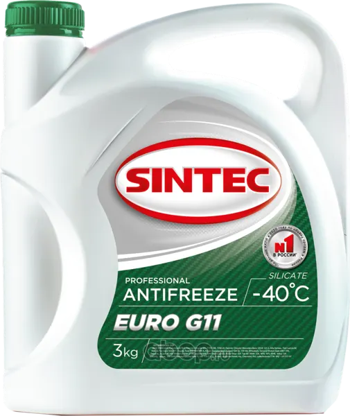 Антифриз Sintec EBRO G-11 (зеленый) 3кг