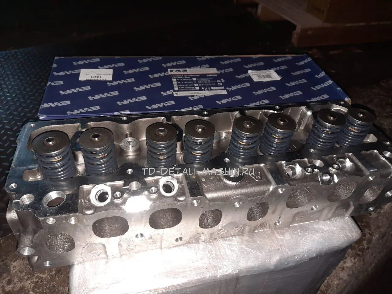Головка блока цилиндров дв. А305 EvoTech (под ГБО) в сборе с клапанами