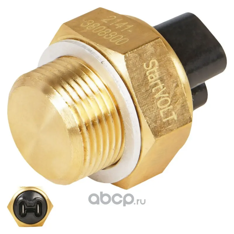 Датчик включения вентилятора ВАЗ, ГАЗ (82-87*С) ТМ 108-02 — STARTVOLT, арт. LS 02041