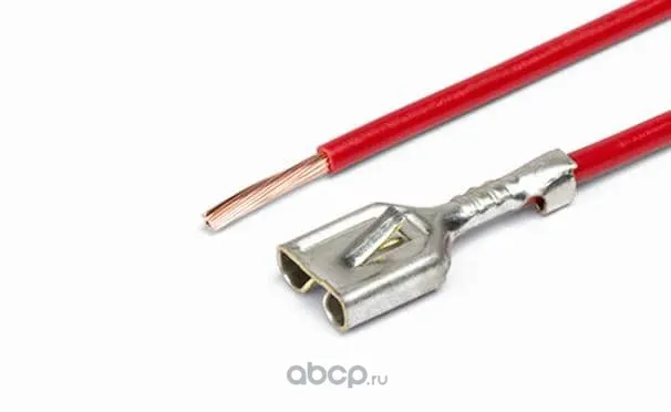 Контакт гнездовой серия 6.3 "Мама" с 1 проводом (с фиксацией)