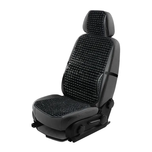 Накидка массажная AVS M2410BP-BL (большая с поддержкой) шарики (Черный), 1 шт