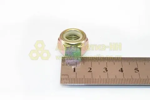 Гайка М12х1,5 с нейлоновым кольцом (1уп-20шт); РЗИ