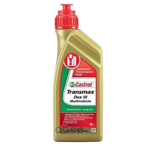 Масло трансмиссионное Castrol Transmax ATF Dx III Multivehicle синт. (1л)