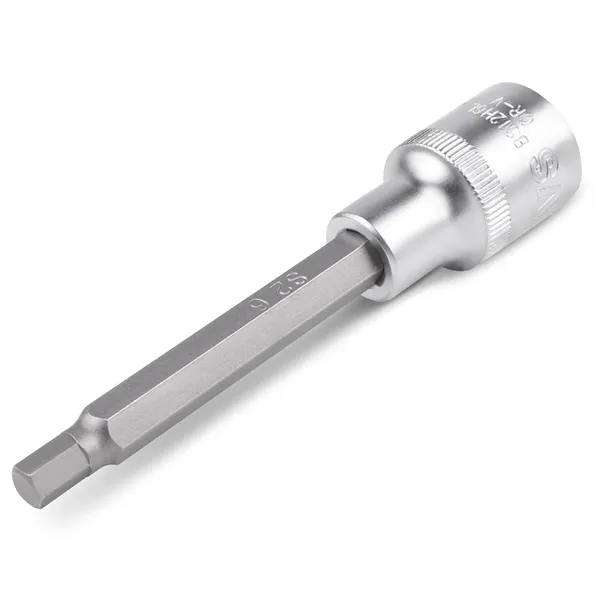 Головка со вставкой 1/2" шестигранной (6 мм, L=100 мм) AVS BS12H6L