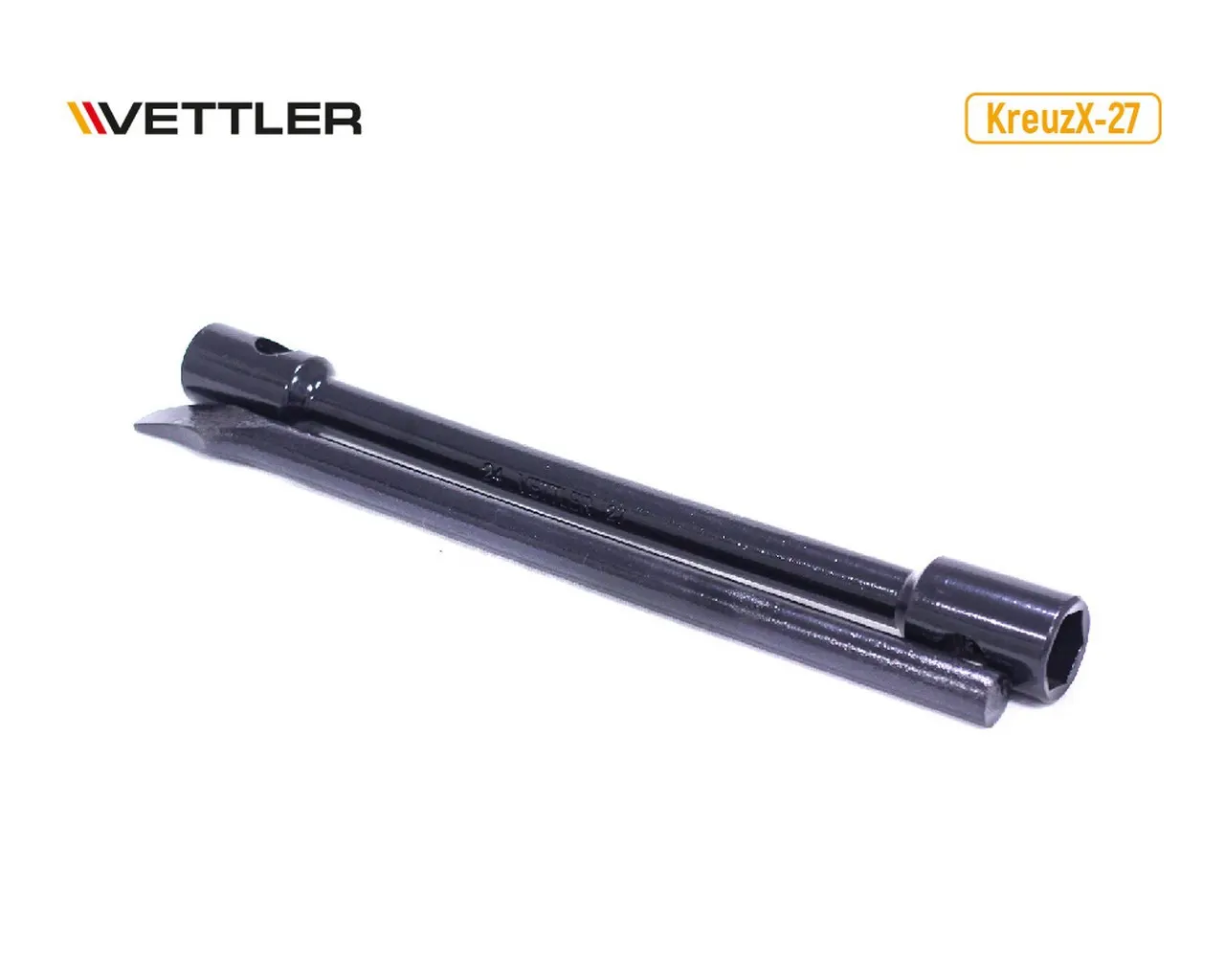 Vettler KREUZX27395 Ключ баллонный прямой 24х27 мм ГАЗель усиленный с монтажкой (lk 395) KreuzX-27