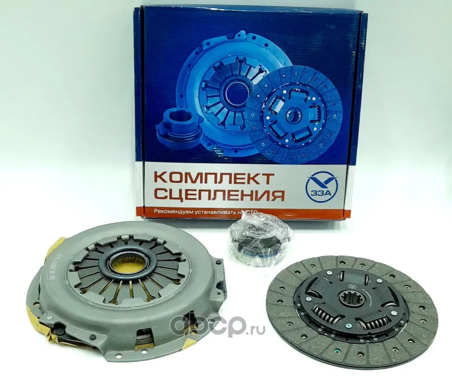 Комплект сцепления ГАЗ, УАЗ дв. 402, 406 (муфта метал.) ЗЗА