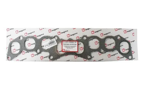 КВАДРАТИС KVA2741008080105 Прокладка коллектора для ГАЗель Next дв.УМЗ-А274 (EvoTech 2,7) (РК-105)