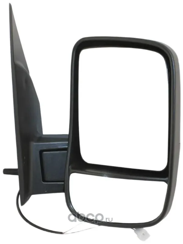 Зеркало заднего вида Г-А21R22 Г-ль Next (на 1-й опоре) правое ручн.привод, обогрев (черное матовое)