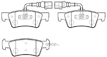 Колодки тормозные дисковые VW: Multivan, Transporter (Возможно нарушение упаковки) (1)