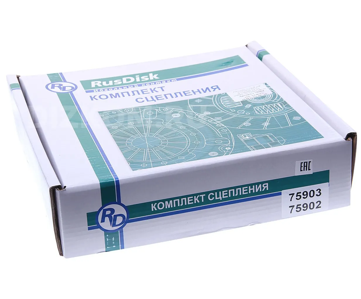 Комплект сцепления дв. Cummins ISF 2.8S Евро-4 (диск ведомый d=280 мм) 149 л/с усилен (75903+75902)