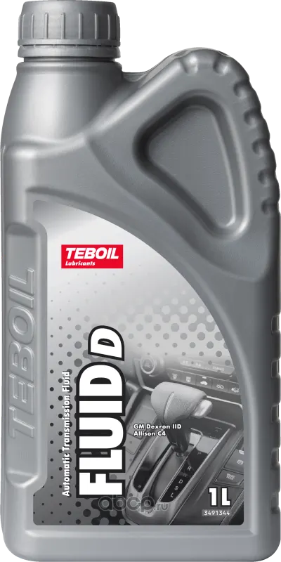 Масло трансмиссионное ATF Dexron II (1л) "TEBOIL Fluid D"