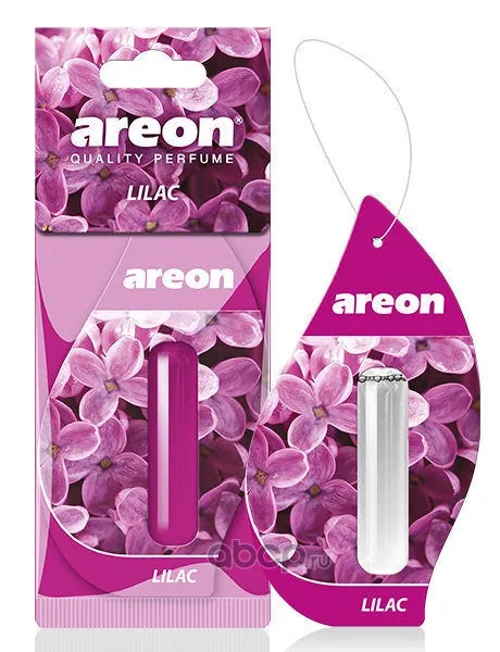 Ароматизатор воздуха подвесной гелевый AREON REFRESHMENT LIQUID 5 ML " LILAC"