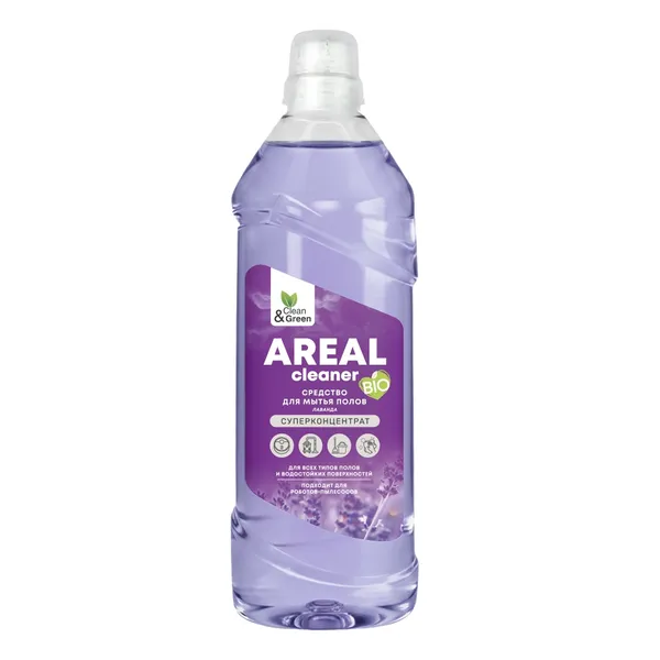 Моющее средство для мытья пола Areal "Лаванда" 1 л. Clean&Green CG8159