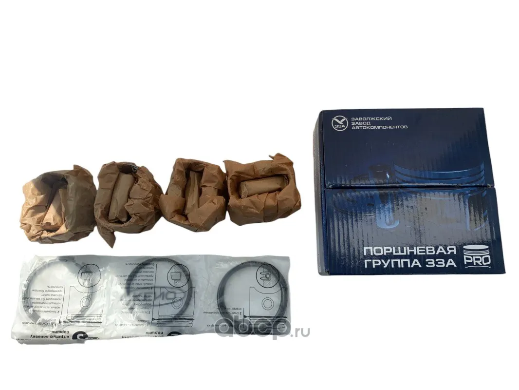 Поршень 96,5 А274, 275 (Molykote) с пальцем, стопорными и поршневыми кольцами (мот.к-т), групп Б ЗЗА