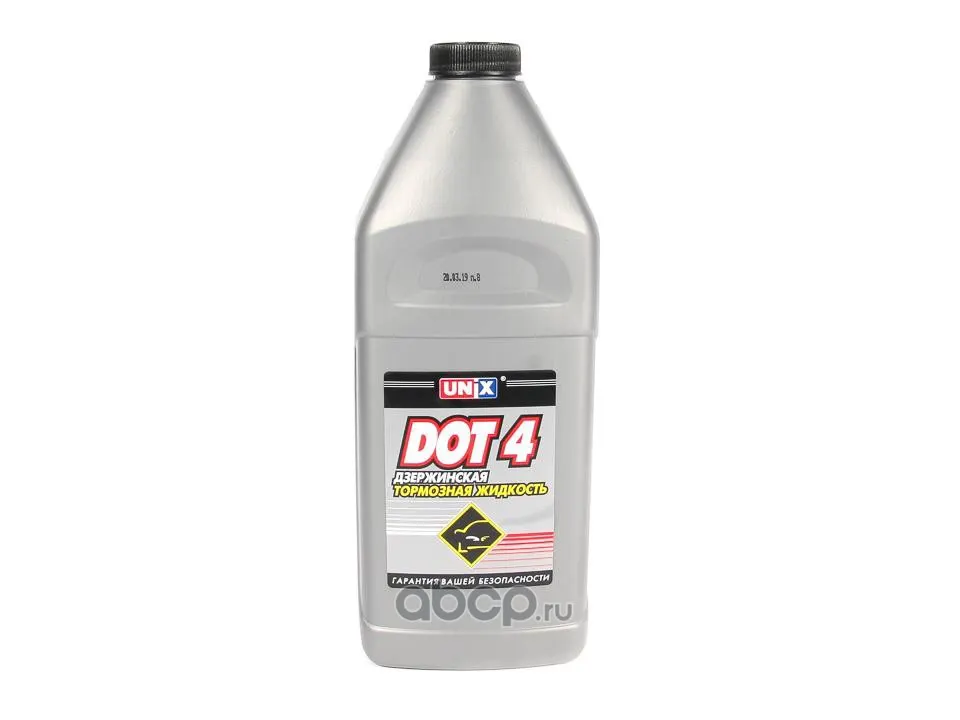 Жидкость тормозная UNIX DOT-4 910г (упак. 15шт)