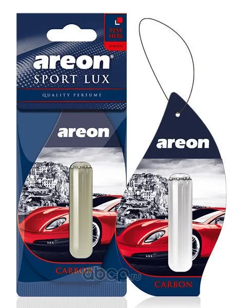 Ароматизатор воздуха подвесной гелевый AREON REFRESHMENT LIQUID LUX 5 ML " CARBON"