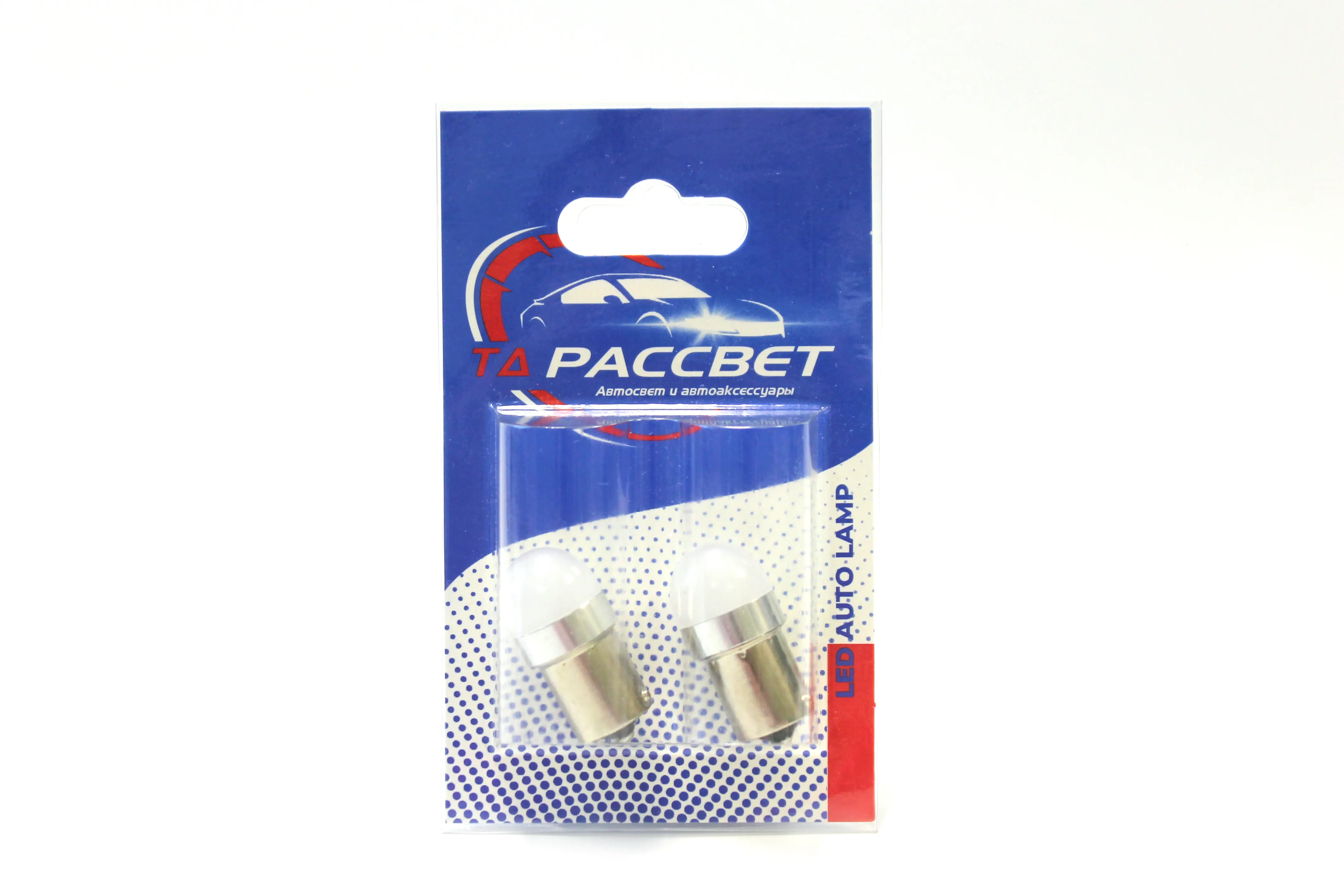 Лампа светодиодная 9-32V (P21W) белая, 2 шт. блистер