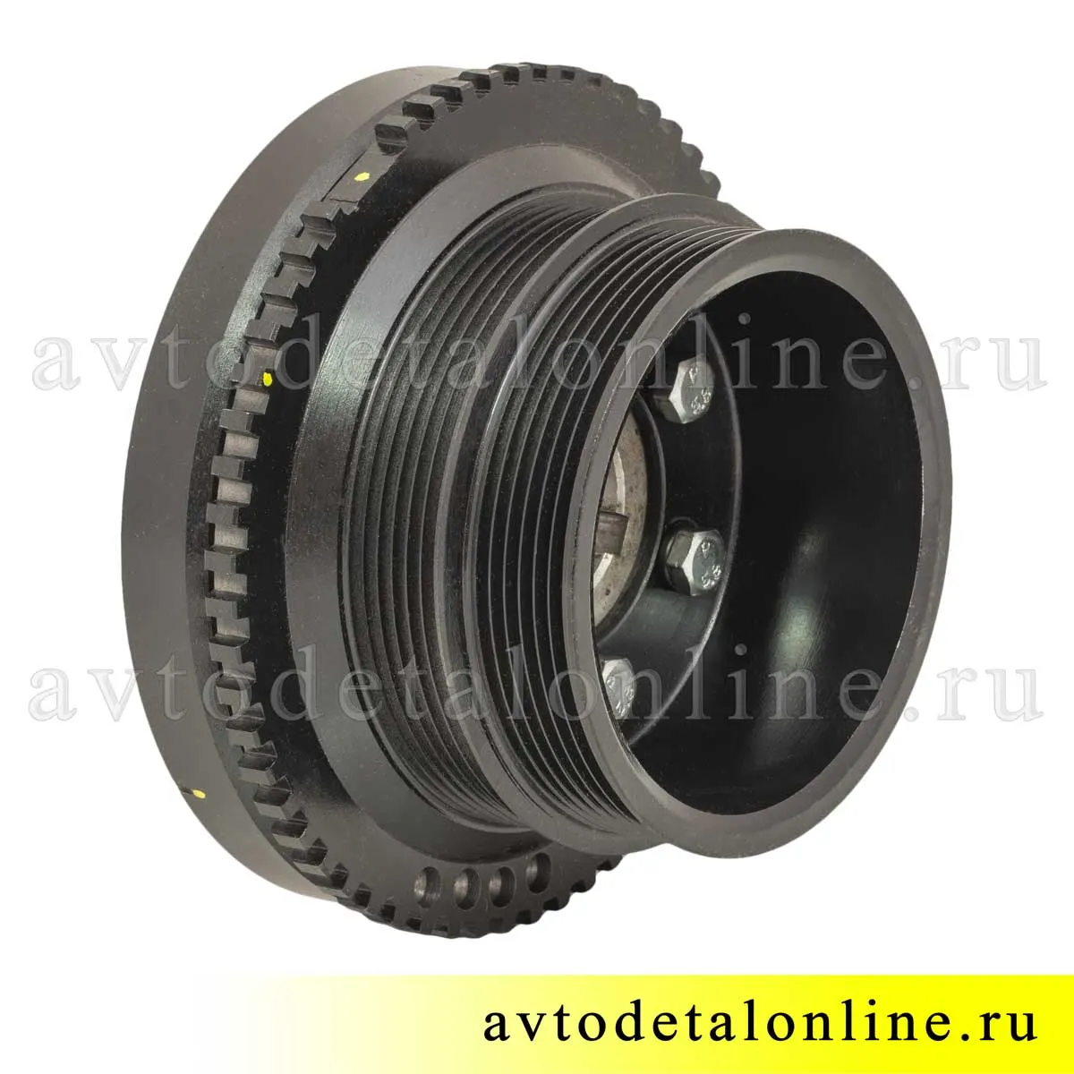 Шкив к/вала с демпфером дв. ЗМЗ 405-409 (2 ремня)
