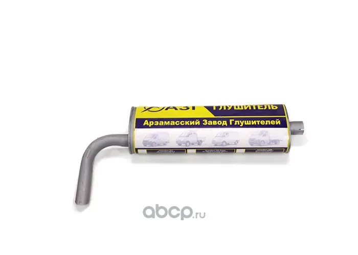 Глушитель ГАЗель 3302 Евро-3 (хомут/труба выход бок)