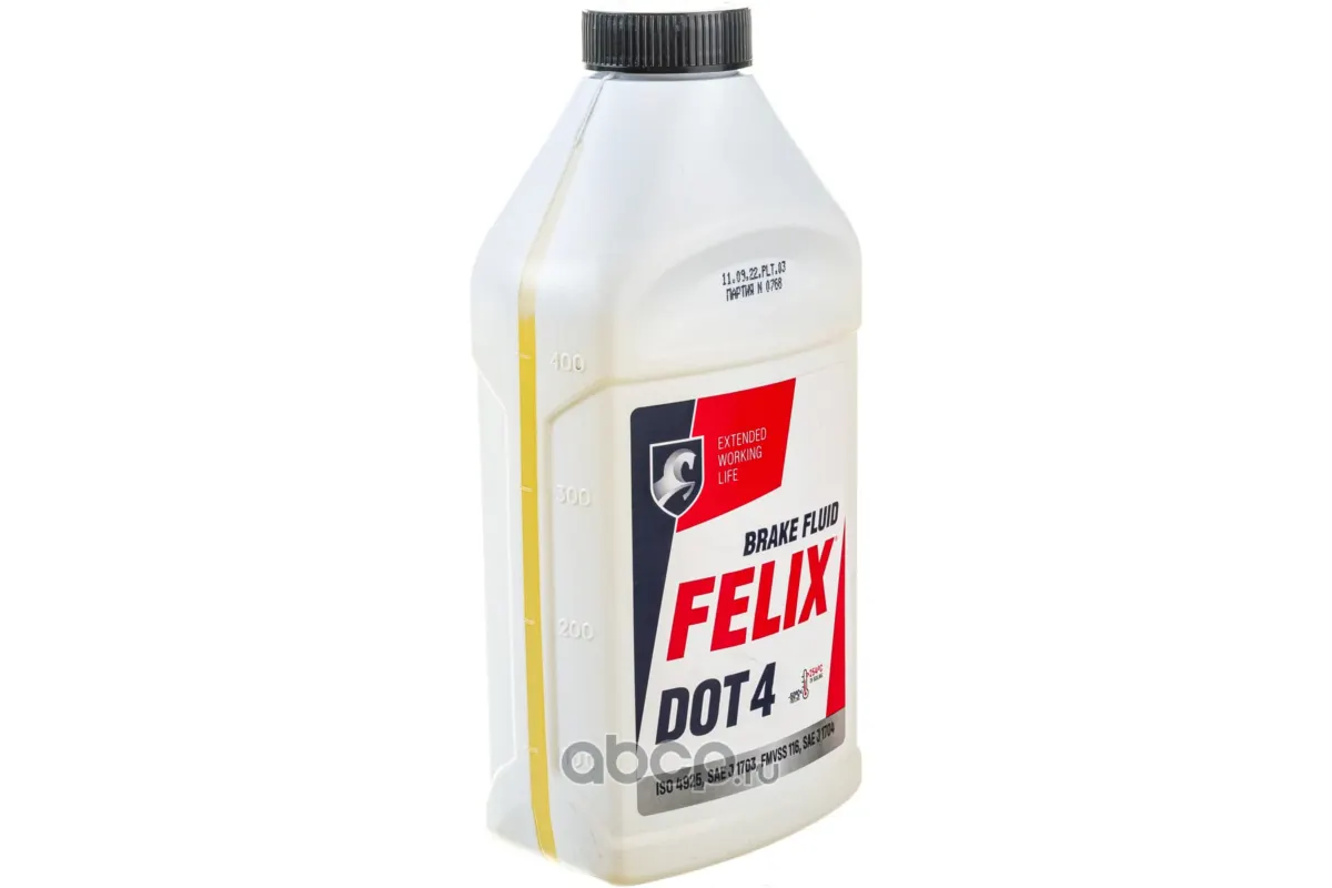 Жидкость тормозная DOT-4 (455 гр) — FELIX, арт. 430130005