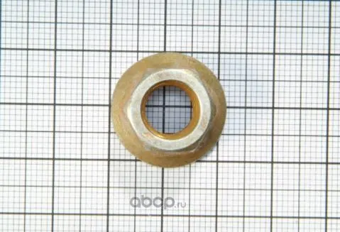 Гайка М10х1,25 фланцевая с зубчатым буртиком (1уп-20шт)