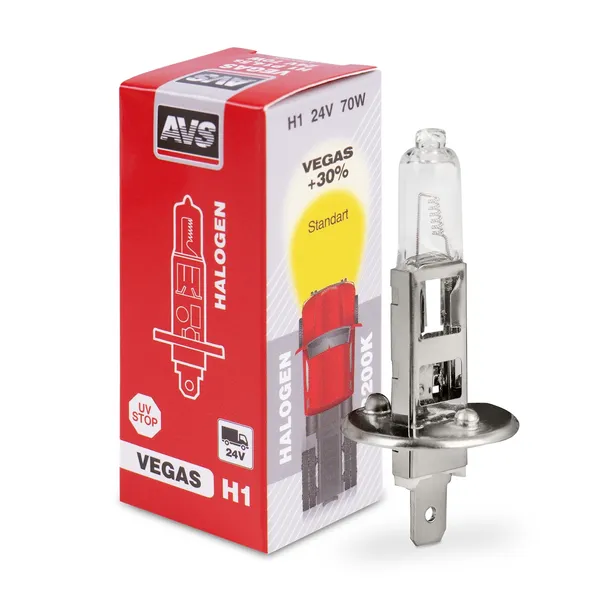 Лампа галогенная AVS Vegas H1.24V.70W (1 шт.)