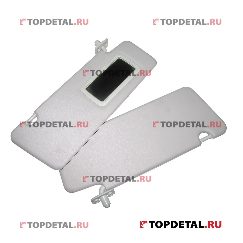 Козырек солнцезащитный ВАЗ 2170 (с зеркалом) (к-т 2 шт)