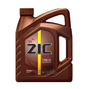 Масло трансмиссионное ZIC 75W90 GFT (синт.) 4л GL-4/5