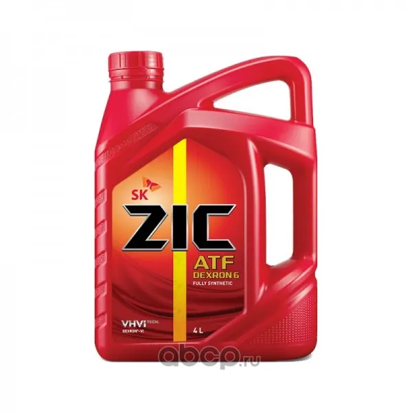 Масло трансмиссионное ZIC ATF DX VI (кпп автомат) 4л