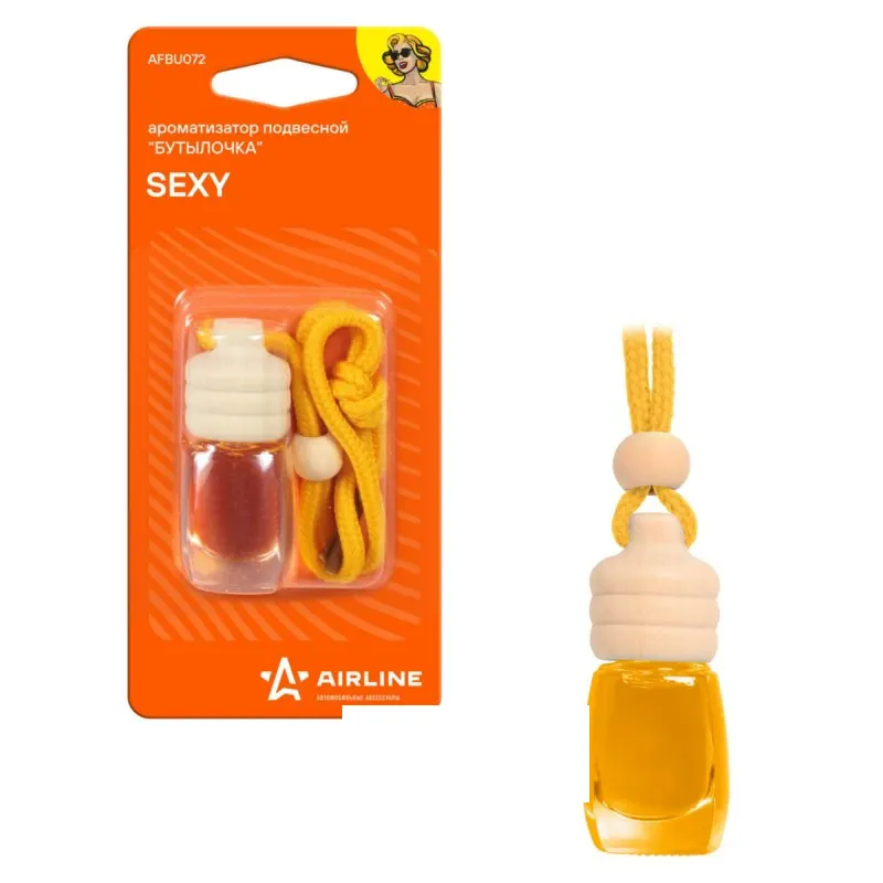 AIRLINE AFBU072 Ароматизатор подвесной ""Бутылочка"" Sexy