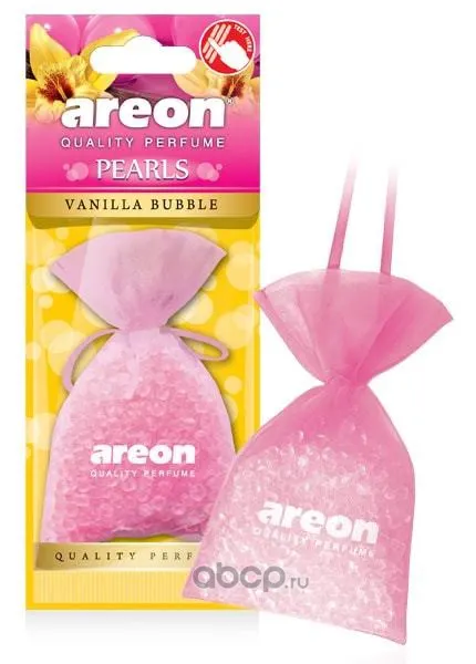 Ароматизатор воздуха подвесной мешочек AREON "PEARLS" Vanilla Bubble
