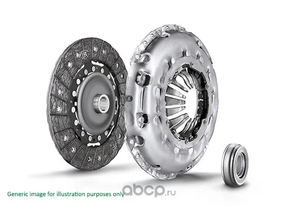 Комплект сцепления ГАЗ дв. Cummins ISF 2,8 (240мм) — LUK, арт. 624403800