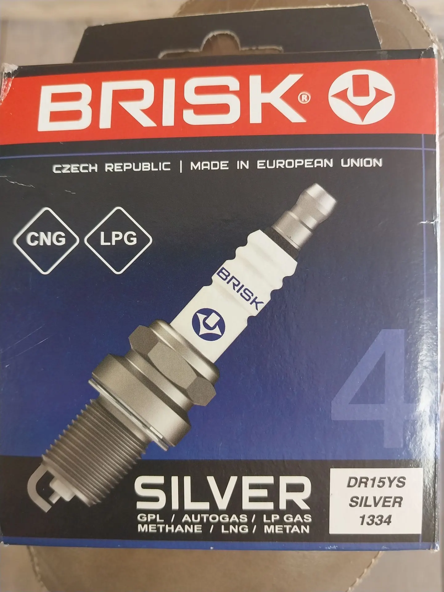 Свеча зажигания DR15YS-(N) дв. 4216 Евро-3 (газ-бензин) (к-т 4 шт.)