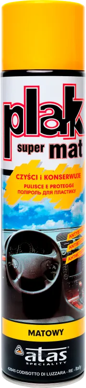 Полироль пластика "PLAK" матовый (папайя) 600мл