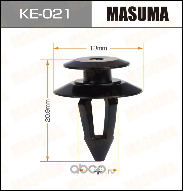 Клипса крепежная — MASUMA, арт. KE021