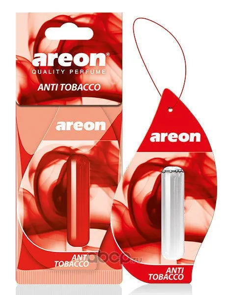 Ароматизатор воздуха подвесной гелевый AREON REFRESHMENT LIQUID 5 ML " ANTITOBACCO"