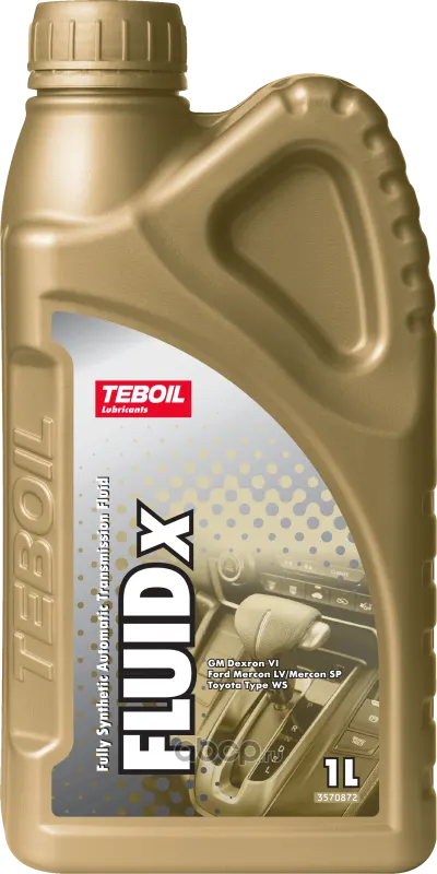 Масло трансмиссионное ATF Dexron VI (1л) "TEBOIL Fluid X"