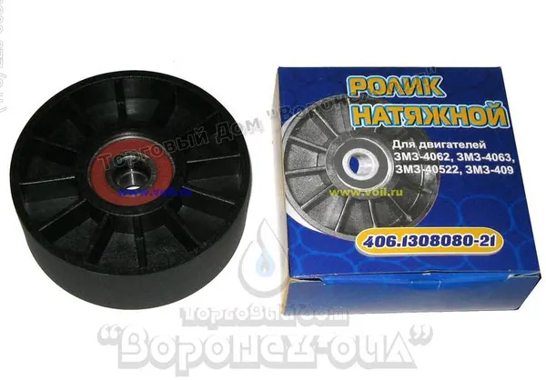 Ролик натяжной дв. 406 усиленный (подшипник HRB 6204-2RS), Прочие 406130808021УС ТЕХНОКОМПЛЕКТ, шт